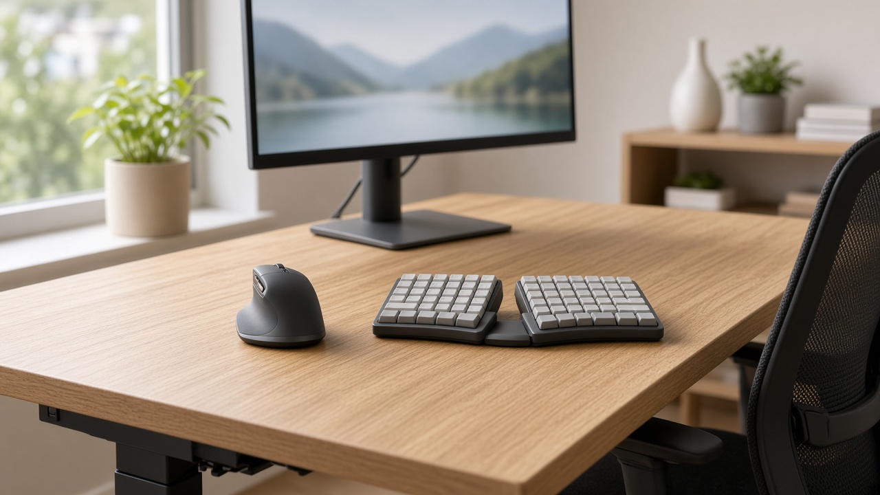 Clavier et souris ergonomiques pour le télétravail 2026