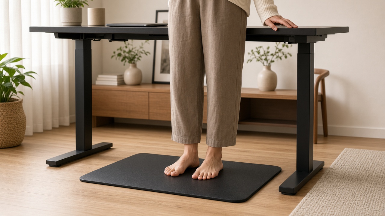 Tapis anti-fatigue pour bureau debout : utile ou gadget ?